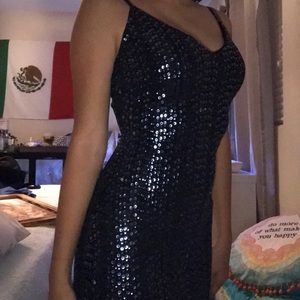 sequin cocktail dress